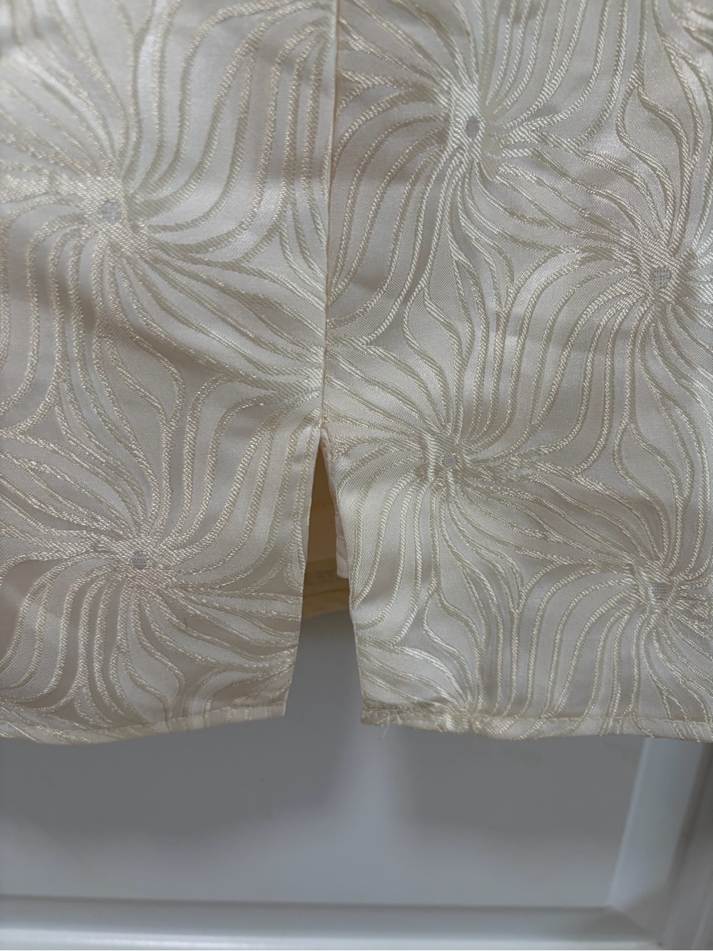 Lulus Bubbly Beauty NWT size Large Ivory Jacquard Strapless Bustier Mini Dress - Picture 11 of 15